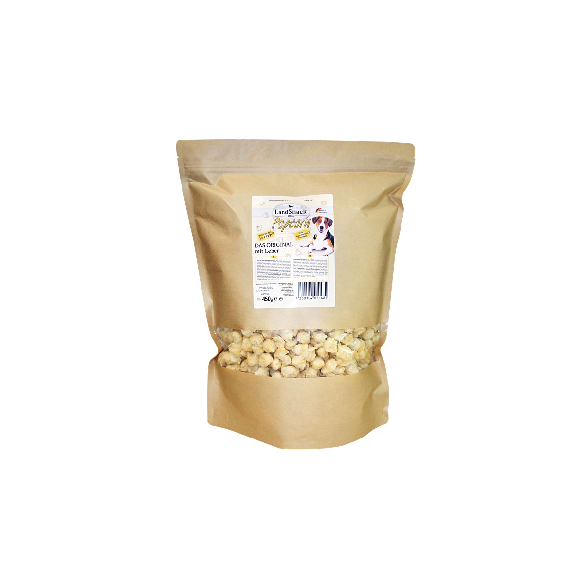 Landsnack Hunde-Popcorn XXL Leber 450 g
