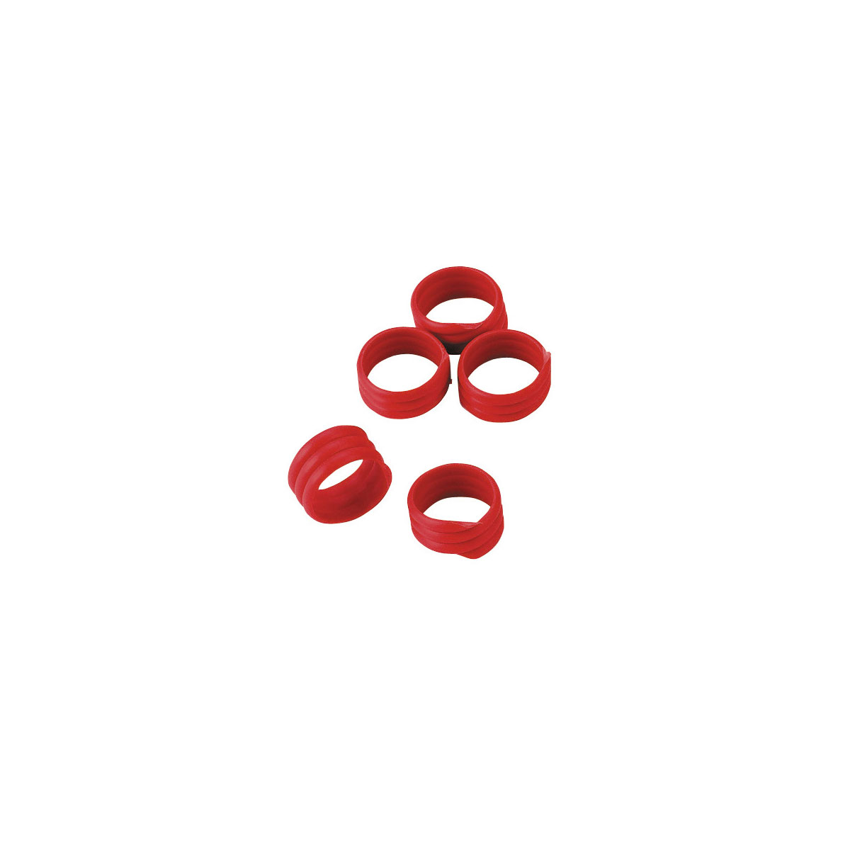 Kunststoff-Spiralring 16 mm 20 Stk rot