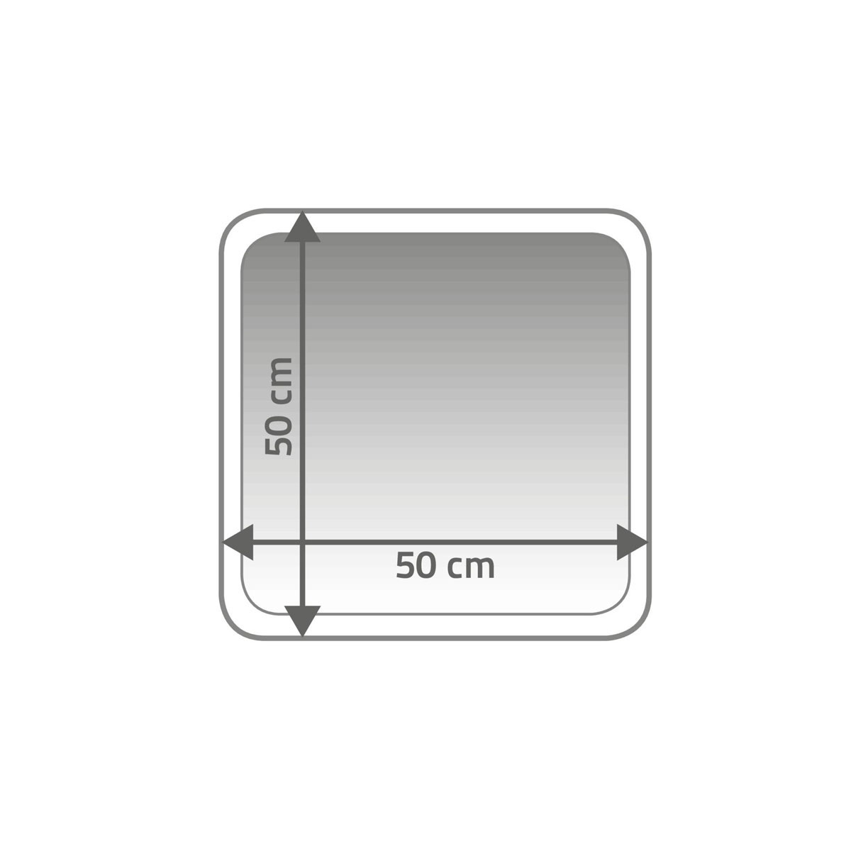 Ridder  Vorleger Stadion 50 x 50 cm hellbeige Polyester-Microfaser Bild 3