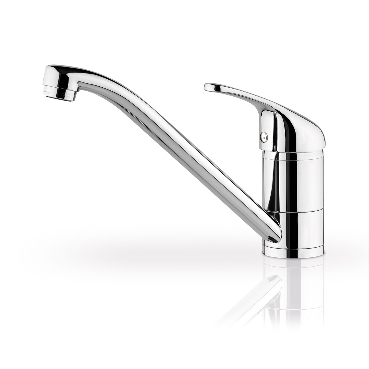 Pyramis Spültischarmatur „Modo“ verchromt Niederdruck schwenkbar