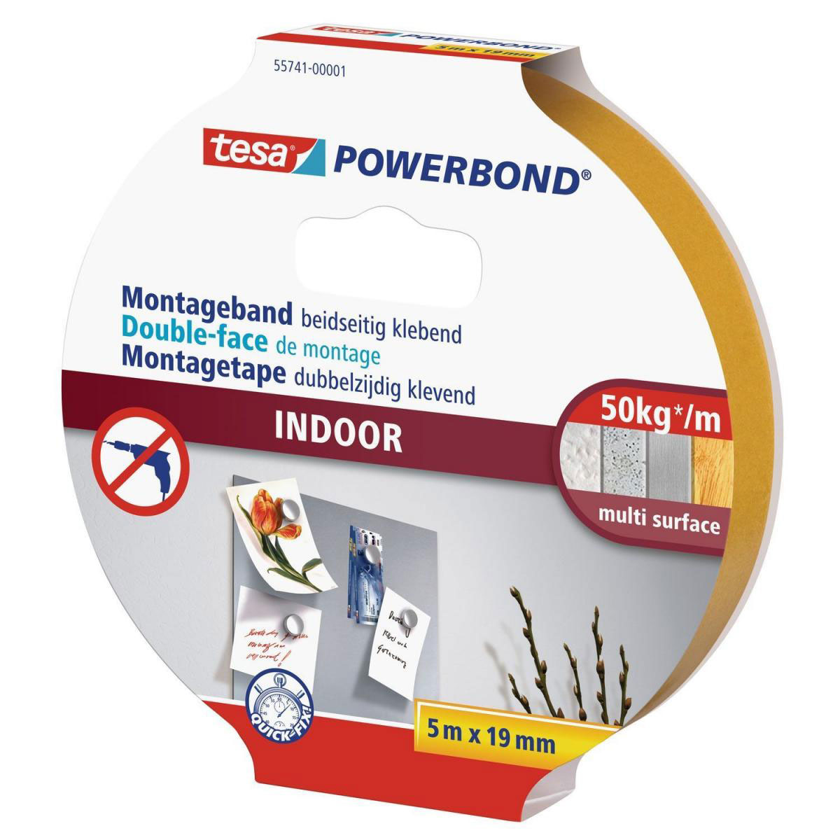 Tesa Powerbond 5mx19 mm Bild 2
