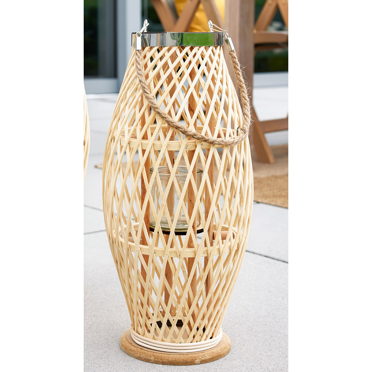 Laterne Boho 20 x 20 x 46 cm