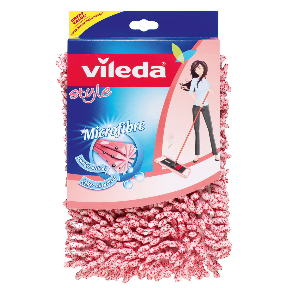 Vileda Ersatzbezug Chenille Style