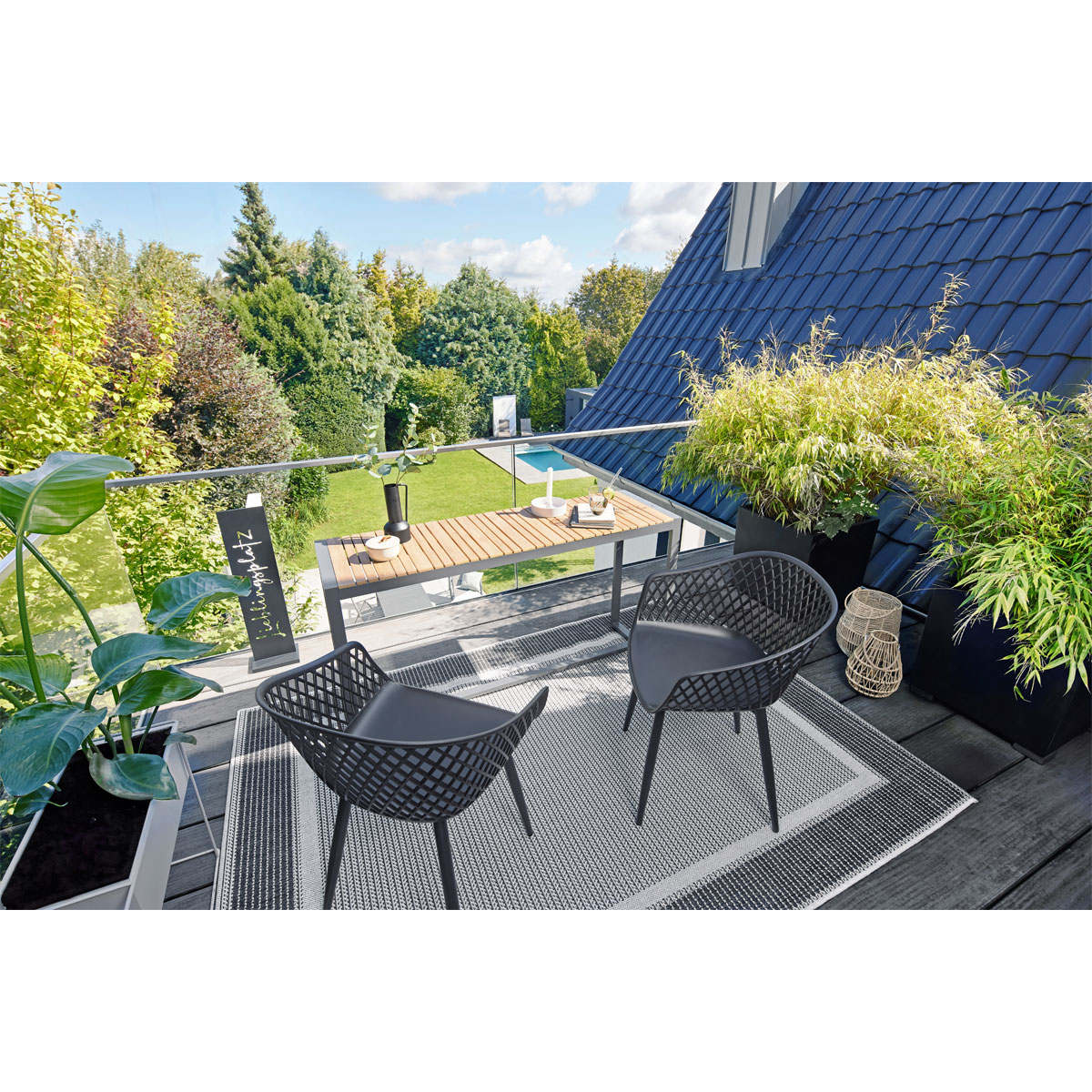 Haveson Balkon-Tisch Dresden BxHxT 138 x 75 x 42 cm Bild 4