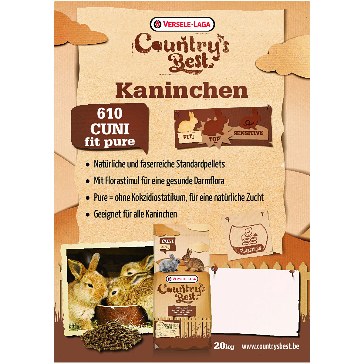 Kaninchenfutter Cuni Fit 5 kg Bild 2