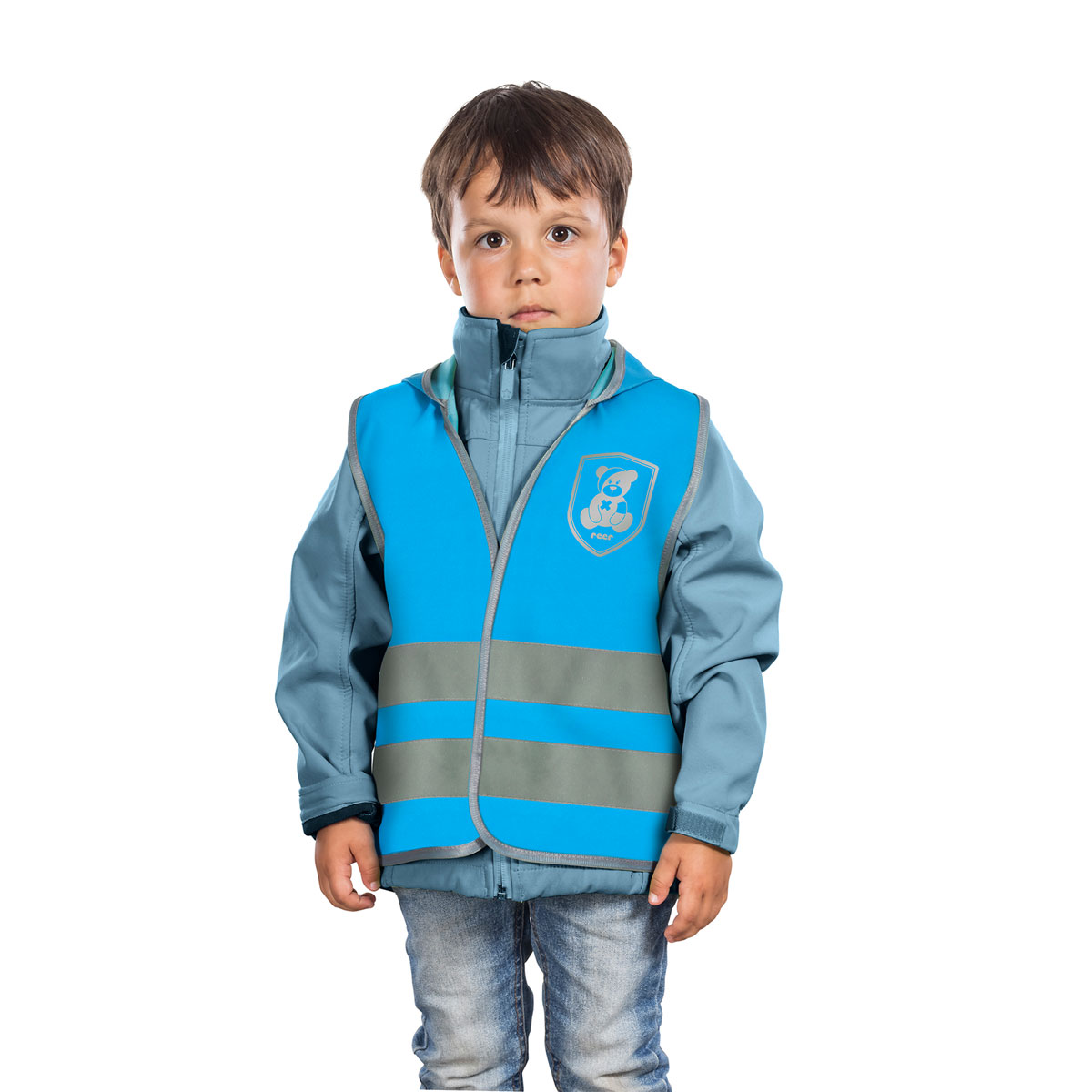 Reer Sicherheitsweste MyBuddyGuard Monster blau Bild 3
