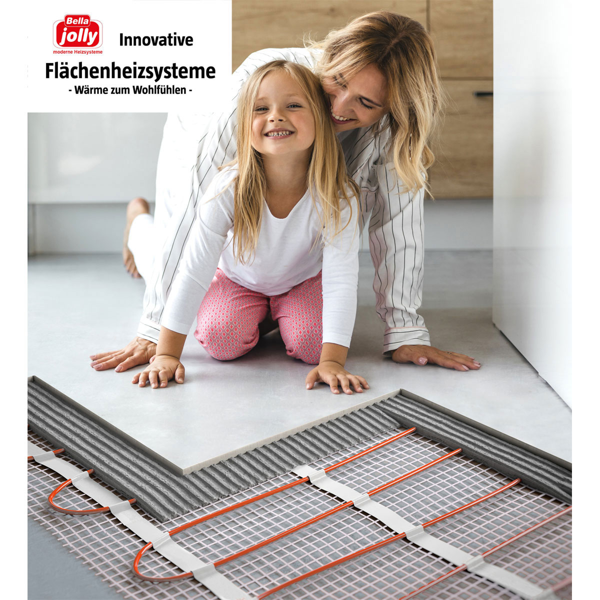 Jollytherm Elektrische Fußbodenheizung Elektrotherm 2 m² Bild 4