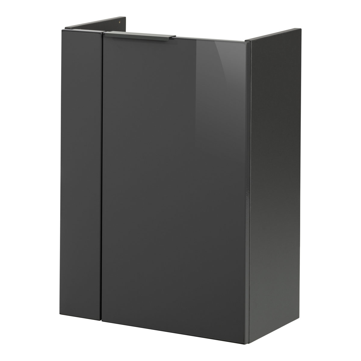 Fackelmann Gäste-WC Waschtischunterschrank rechts SBC 440 x 600 x 243 mm anthrazit