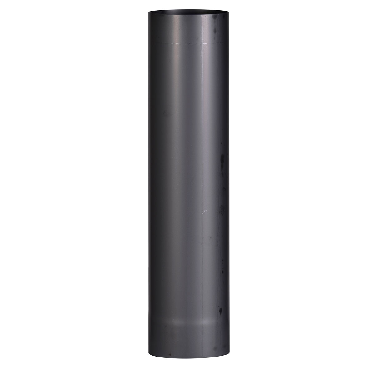 Ofenrohr 120mm Durchmesser, 500mm lang, 0,6 mm stark, gefalzt, Blauglanz-Stahlblech