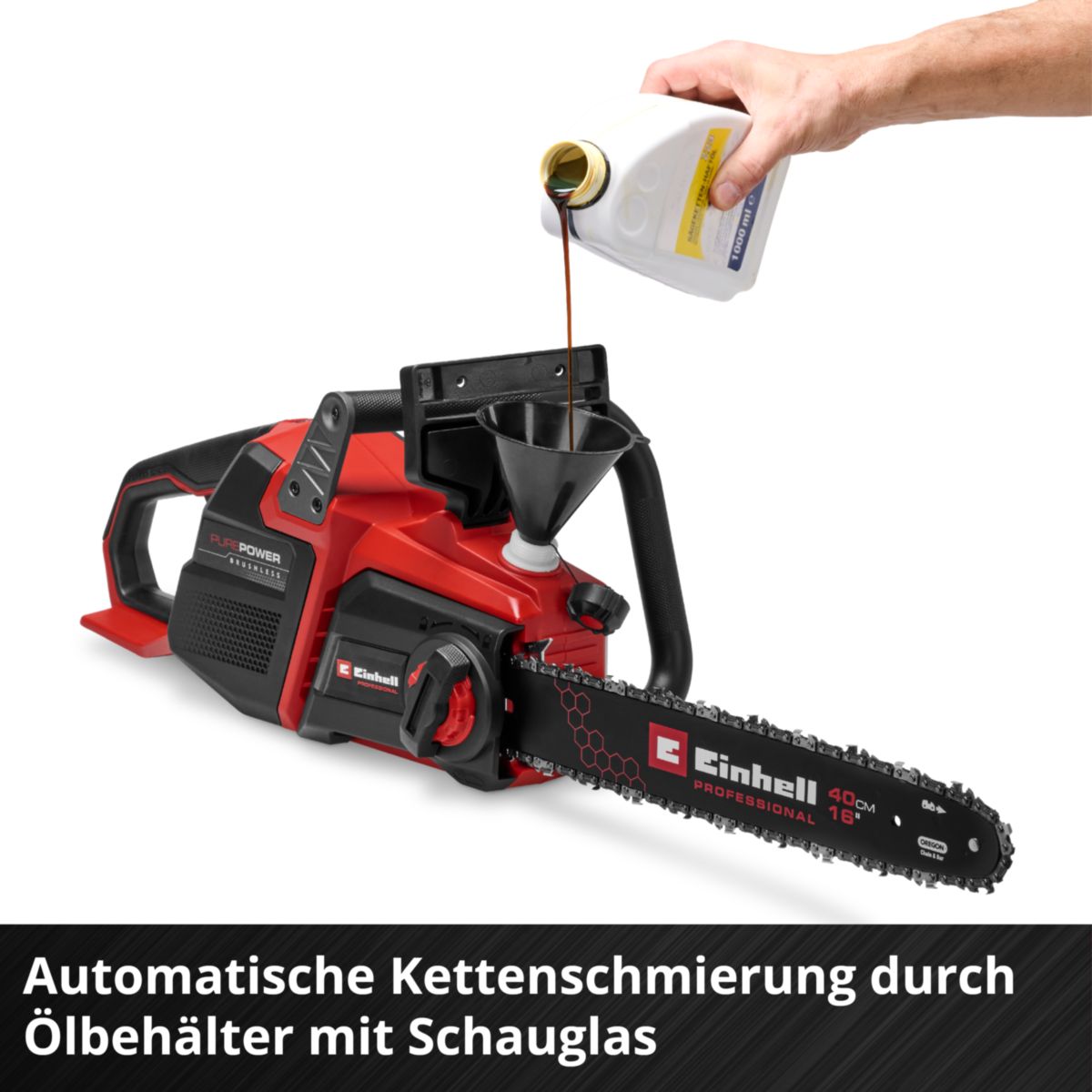Einhell Professional Akku-Kettensäge GP-LC 36/40 Li BL-Solo Bild 8