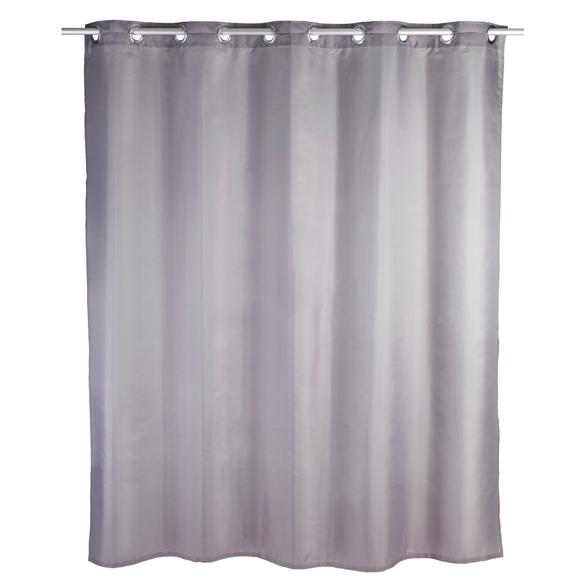 Wenko  Duschvorhang Comfort Flex Grau Textil Polyester 180 x 200 cm waschbar Bild 2