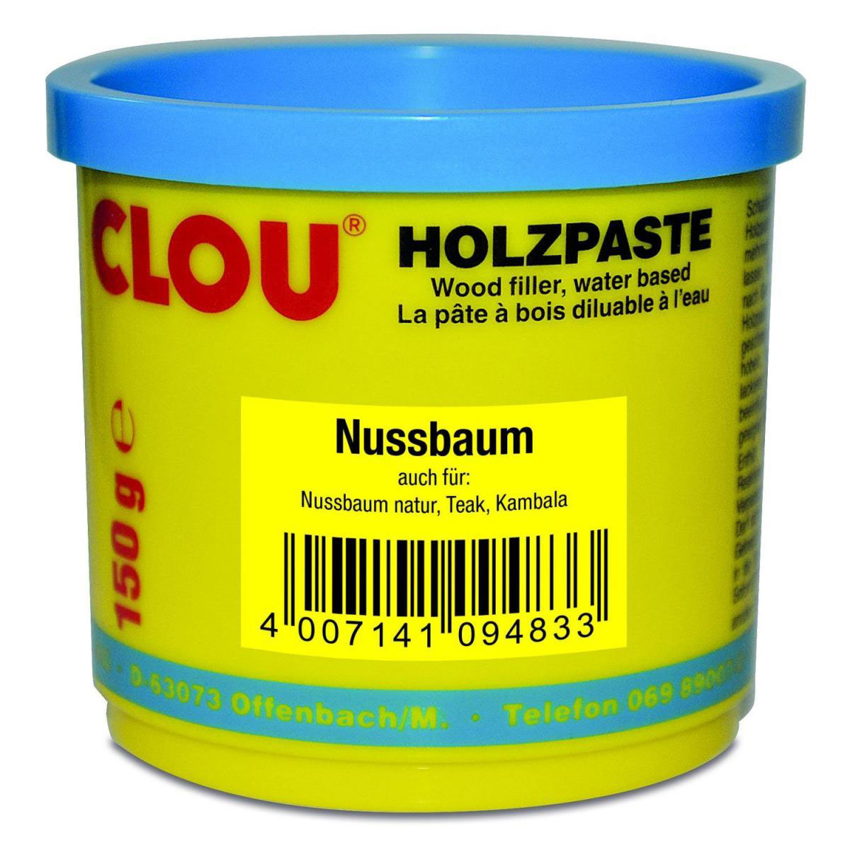 Clou Holzpaste Nussbaum 150 g Clou Holzpaste Nussbaum 150 g