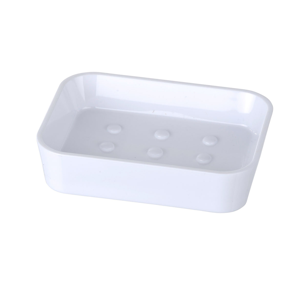Wenko Seifenablage Candy weiß 12 x 3 x 9 cm Bild 1