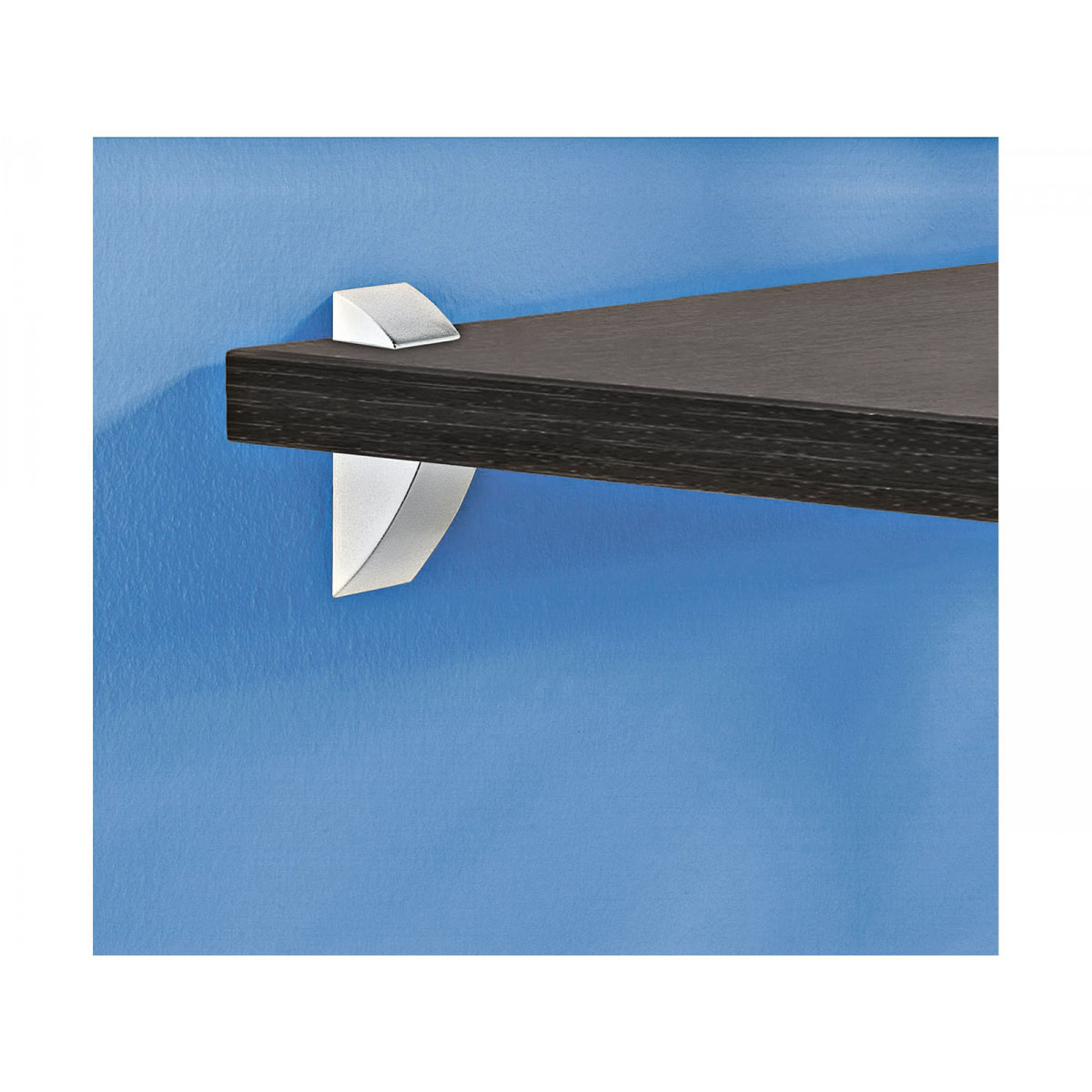 Regalbodenträger Clip weiß 16 mm