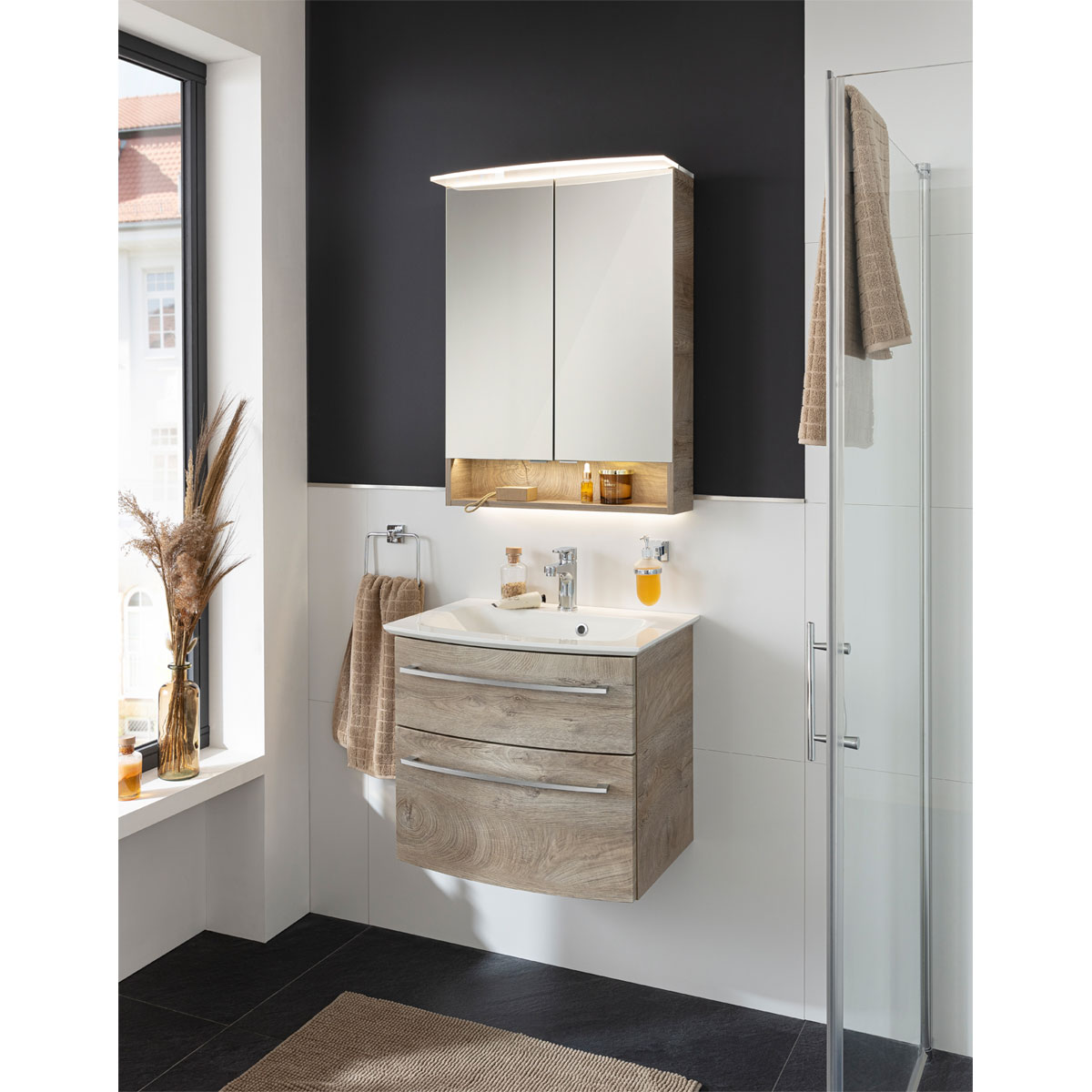 Fackelmann  Waschtisch-Set B.Style 632 x 543 x 460 mm Nature Oak Bild 10