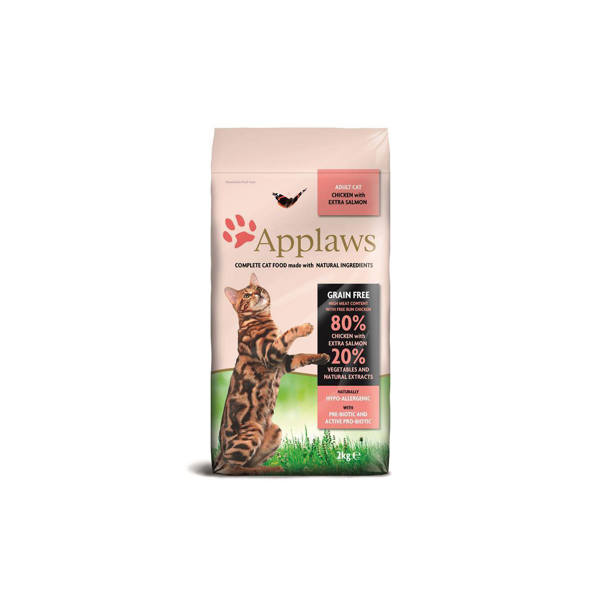 Applaws Trockenfutter mit Hühnchen und Lachs 2 kg