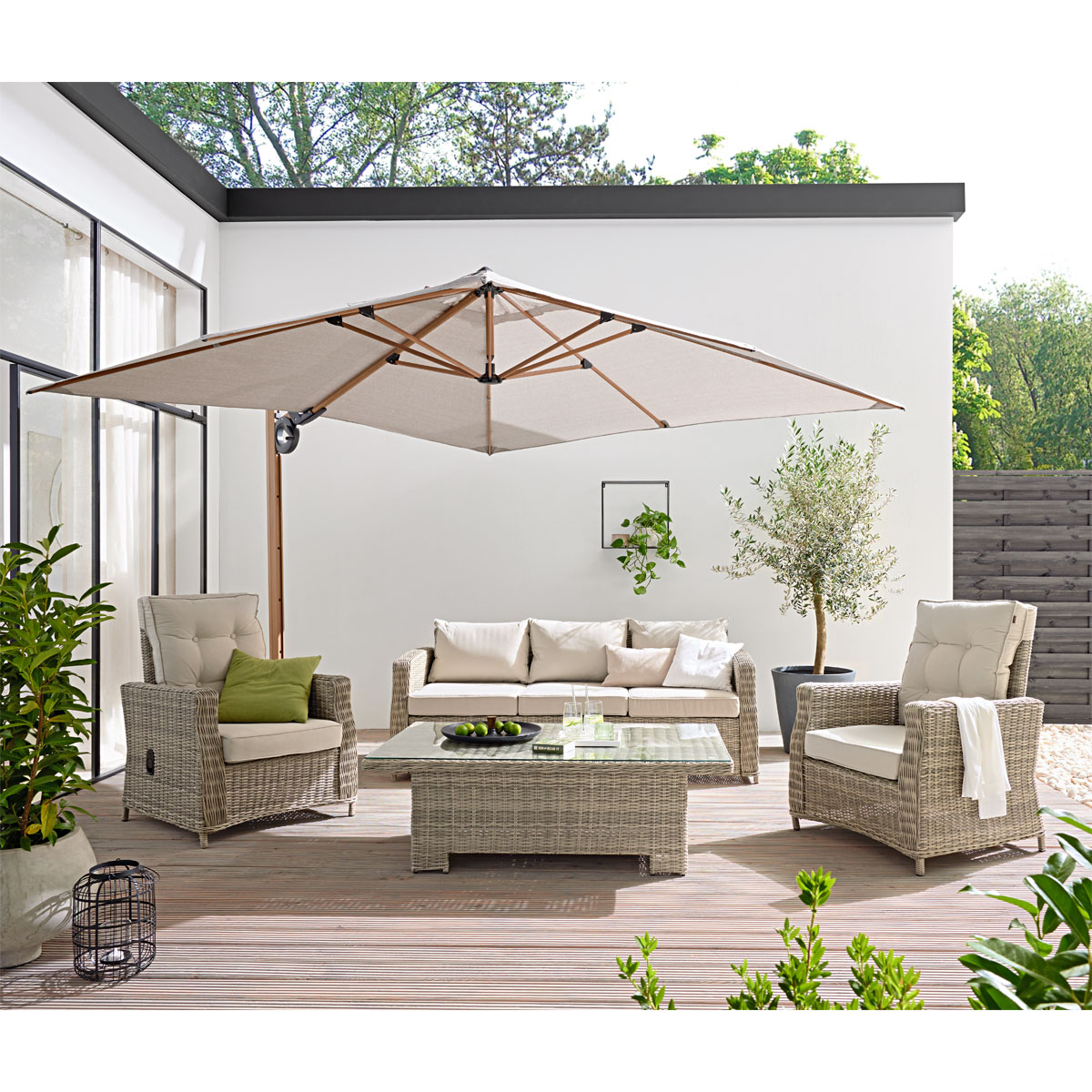 Haveson Einzelsessel Sicilia naturfarben Bild 3