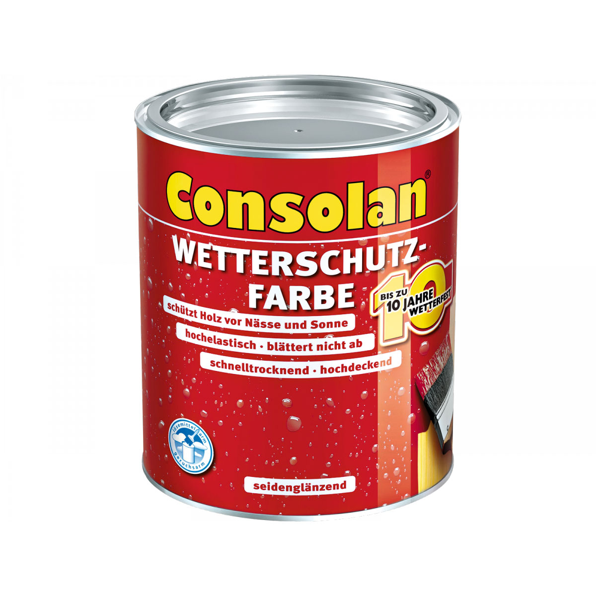 Consolan Wetterschutzfarbe braun