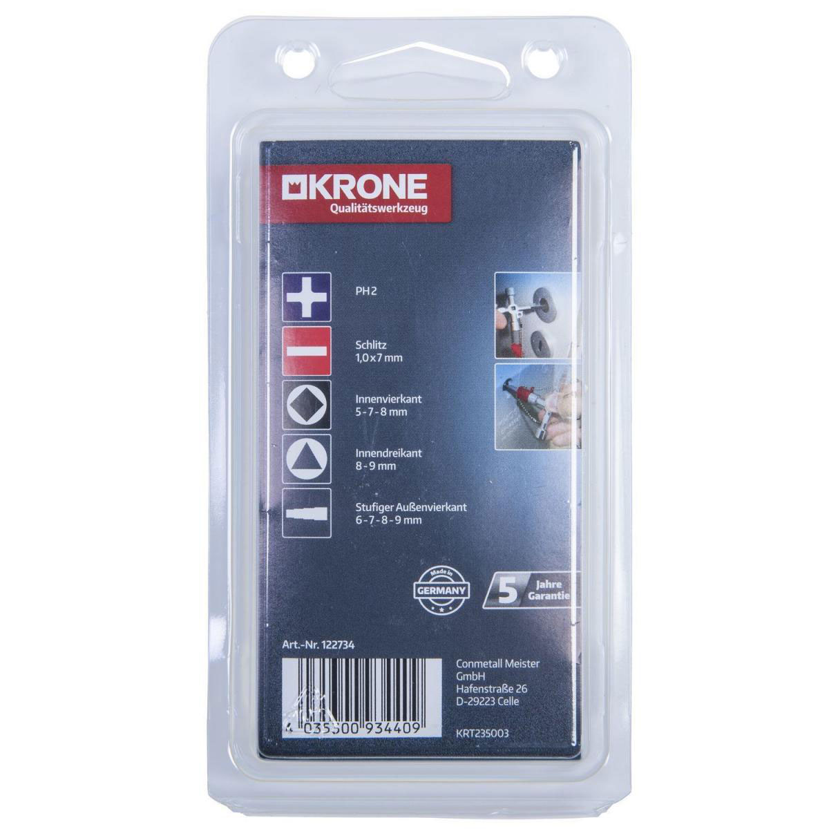 Krone Universal-Schraubenschlüssel mit Bit Bild 2