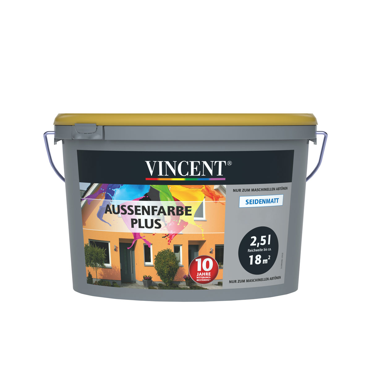 Vincent FassadenfarbeAussenfarbe Plus MIX IT! 2,5 l