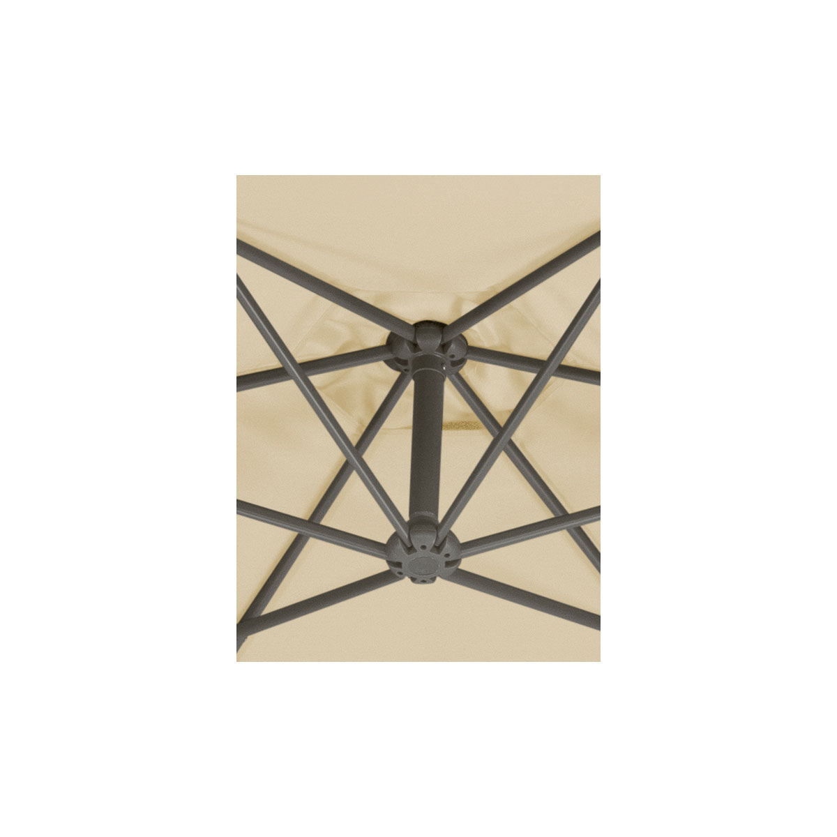 Schneider Schirme Sonnenschirm Genua Durchmesser 300 cm natur Bild 7