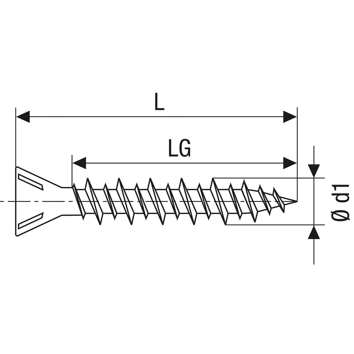 Gix Trockenbauschraube C für Gipsfaser 3,9 x 19 Bild 2