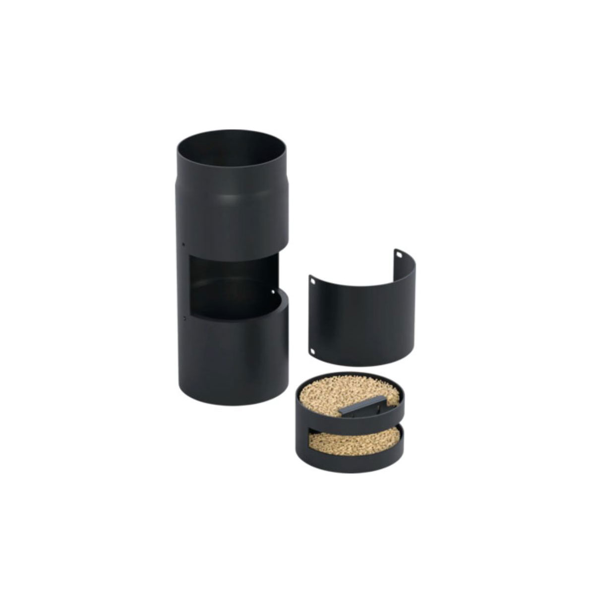 ACCENTE Kaminfilter Sauberling, Farbe: Grau
