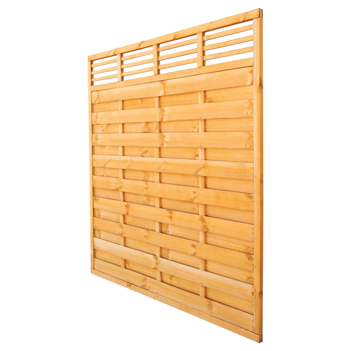 Grundeelement schmal Dichtzaun mit Gitter