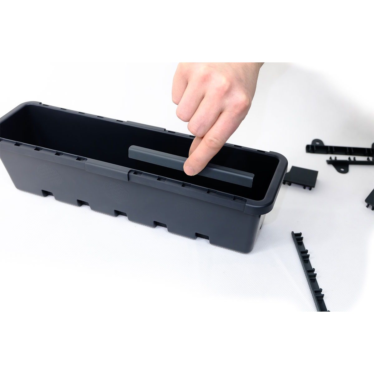 GreenLife Blumen- und Kräuterbox anthrazit, 10 Stück Bild 3