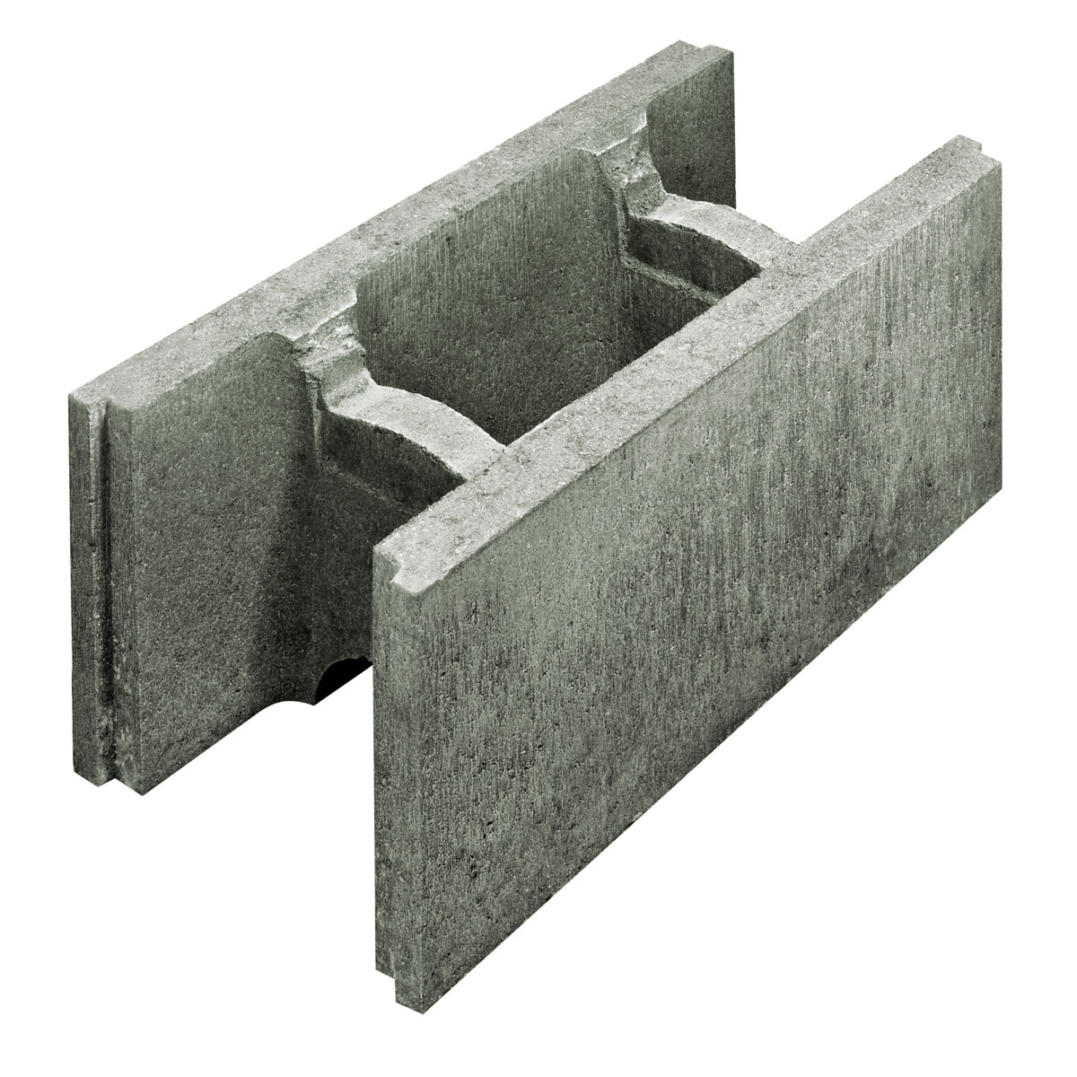 Lusit Schalungsstein 50 x 25 x 24 cm grau