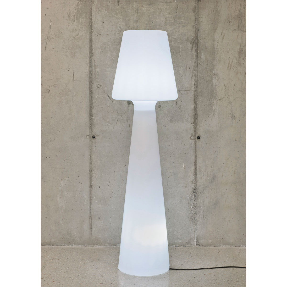 NewGarden LED-Stehleuchte Lola 110 Ø110 cm weiß Bild 2