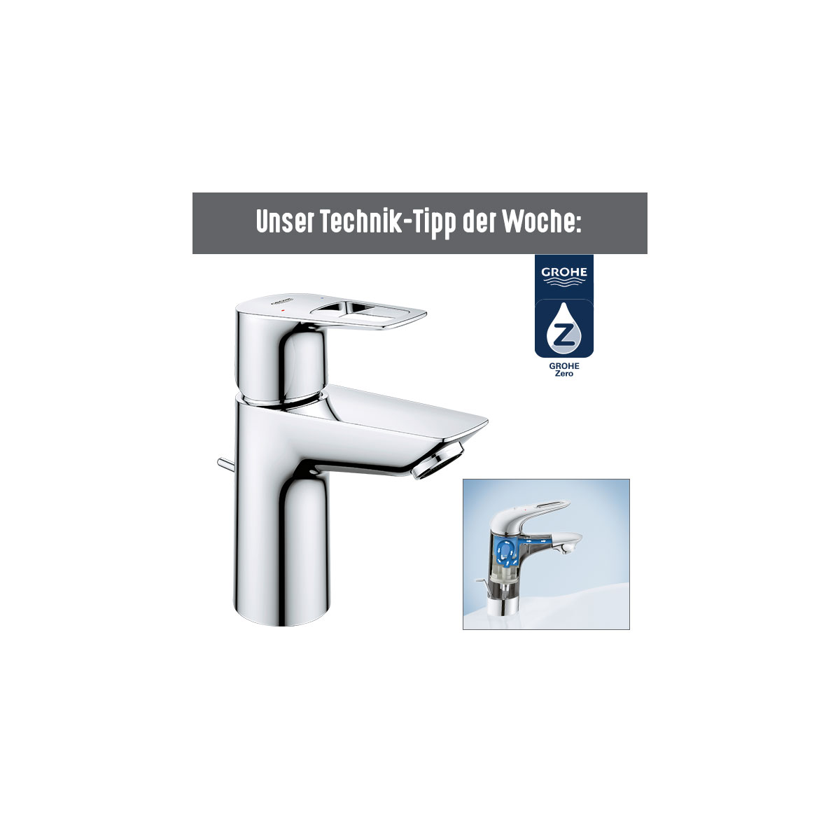 Grohe Waschtischarmatur Start Loop chrom
