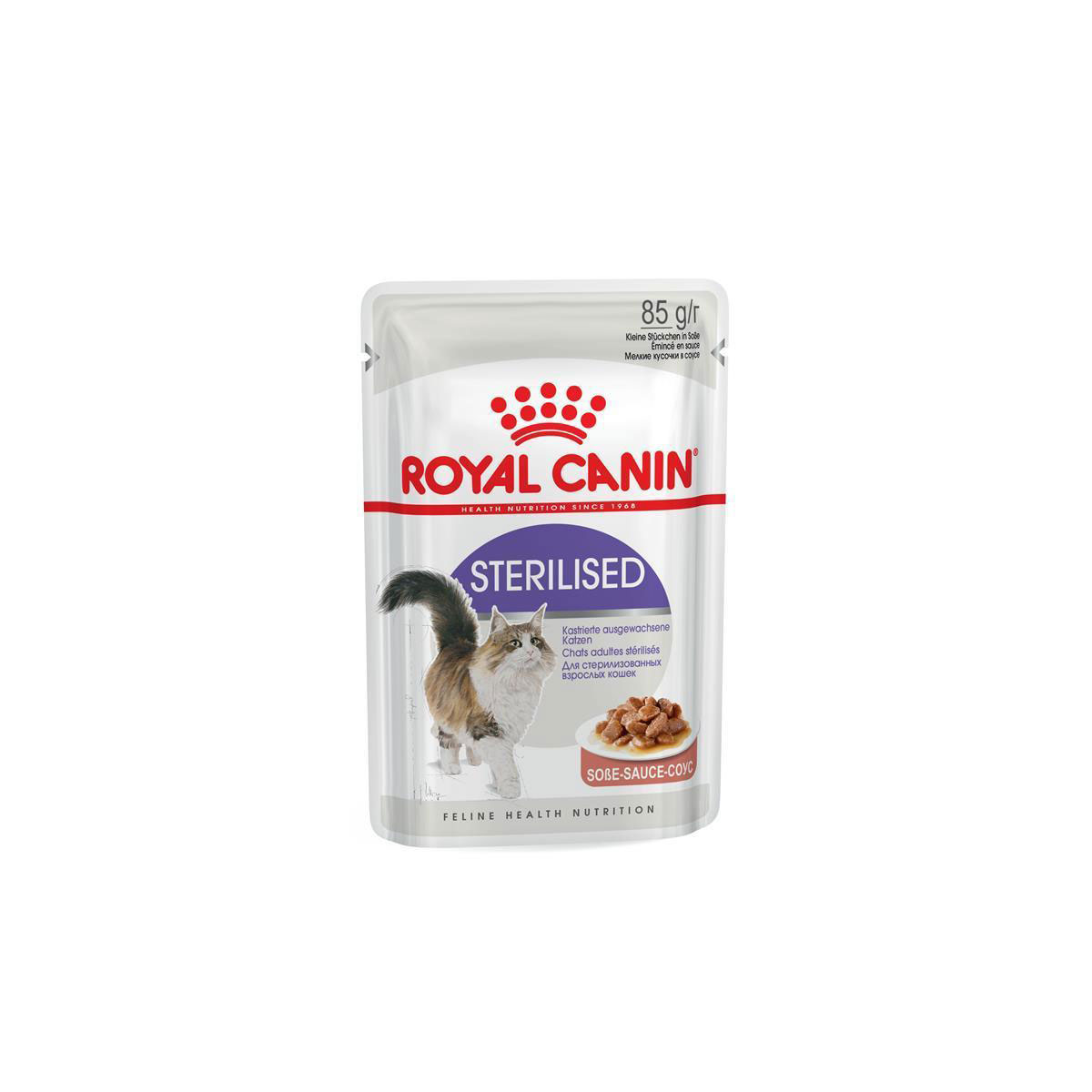 Katzenfutter Frischebeutel Sterilised in Soße 85g