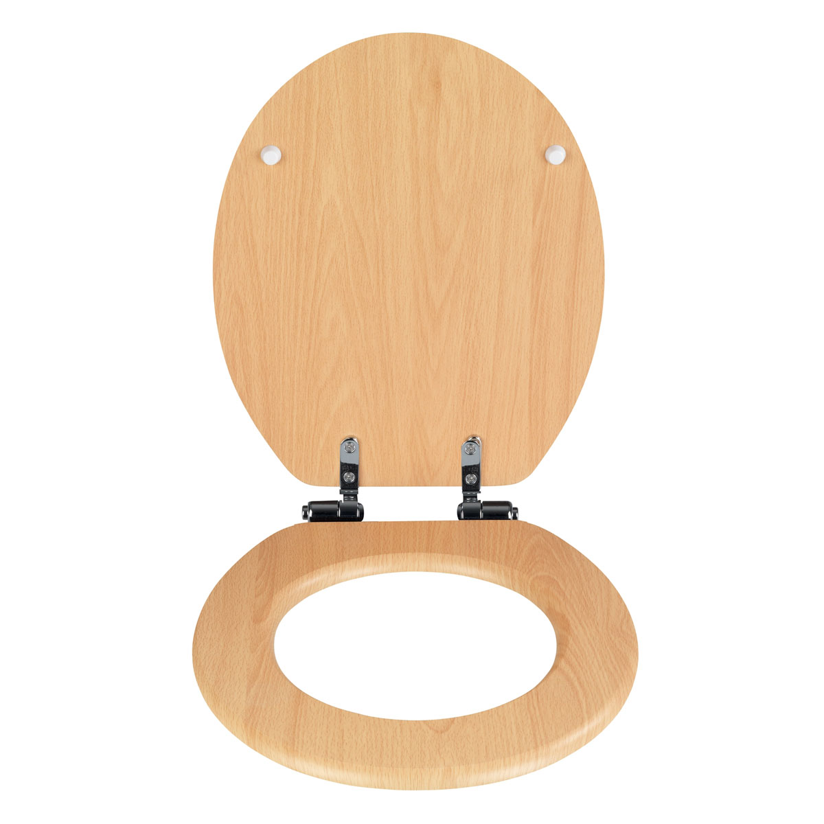 Wenko  WC-Sitz Buche Natur MDF mit Absenkautomatik Bild 2