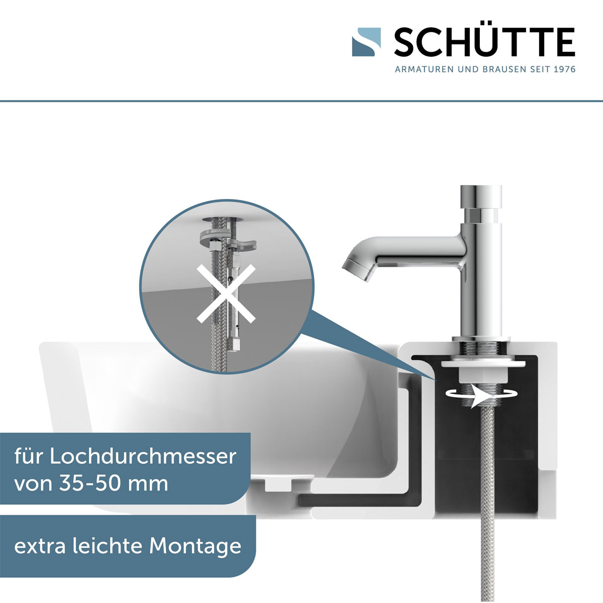 Schütte  Kaltwasser-Standventil „Lima“ chrom Bild 6
