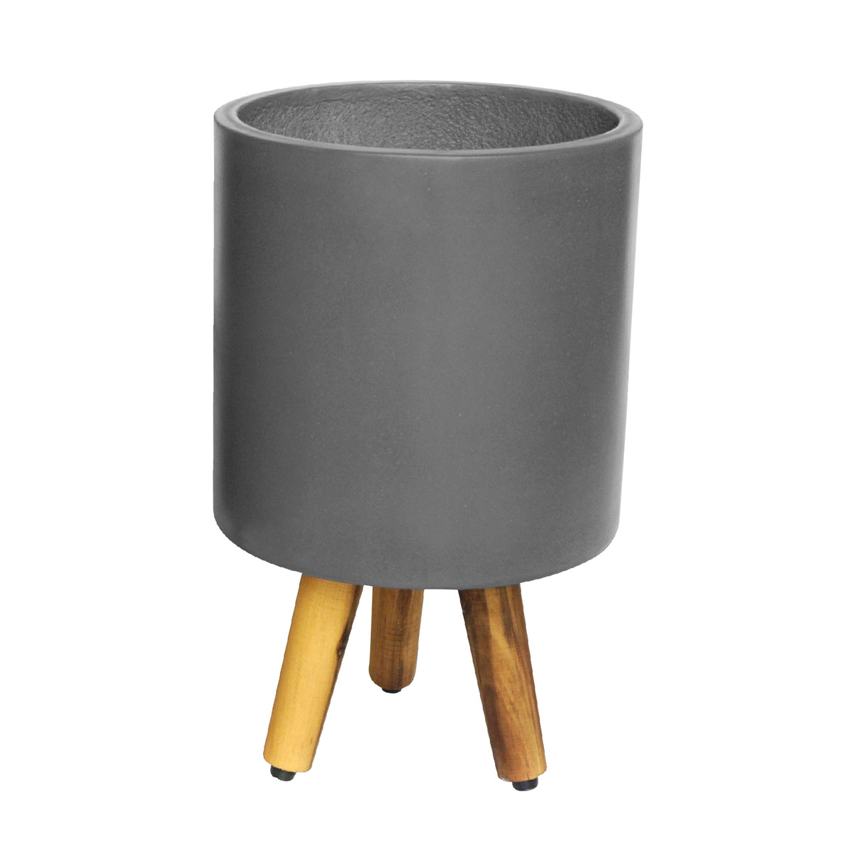 Haveson Blumentopf Stockholm mit Füßen 24 x 24 cm