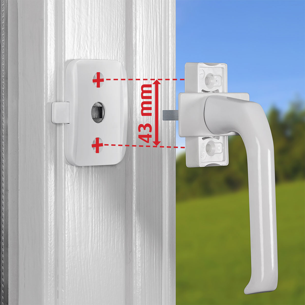 Reer Fenster- und Balkontürsicherung WinLock weiß Bild 2