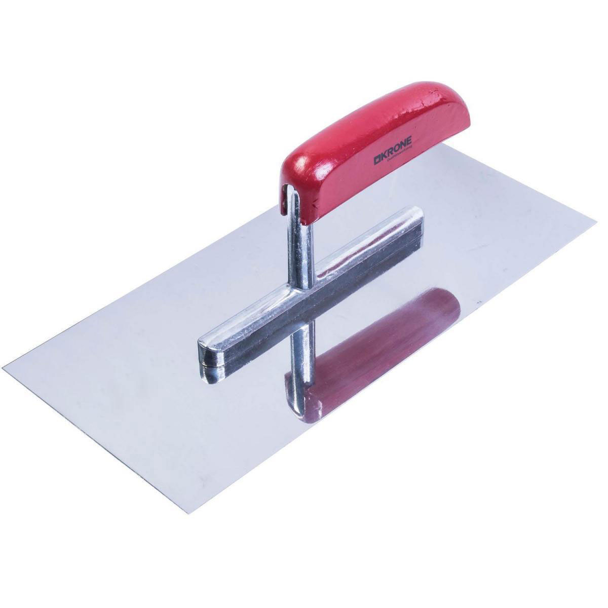 Krone  Glättekelle 280 x 130 mm rostfrei