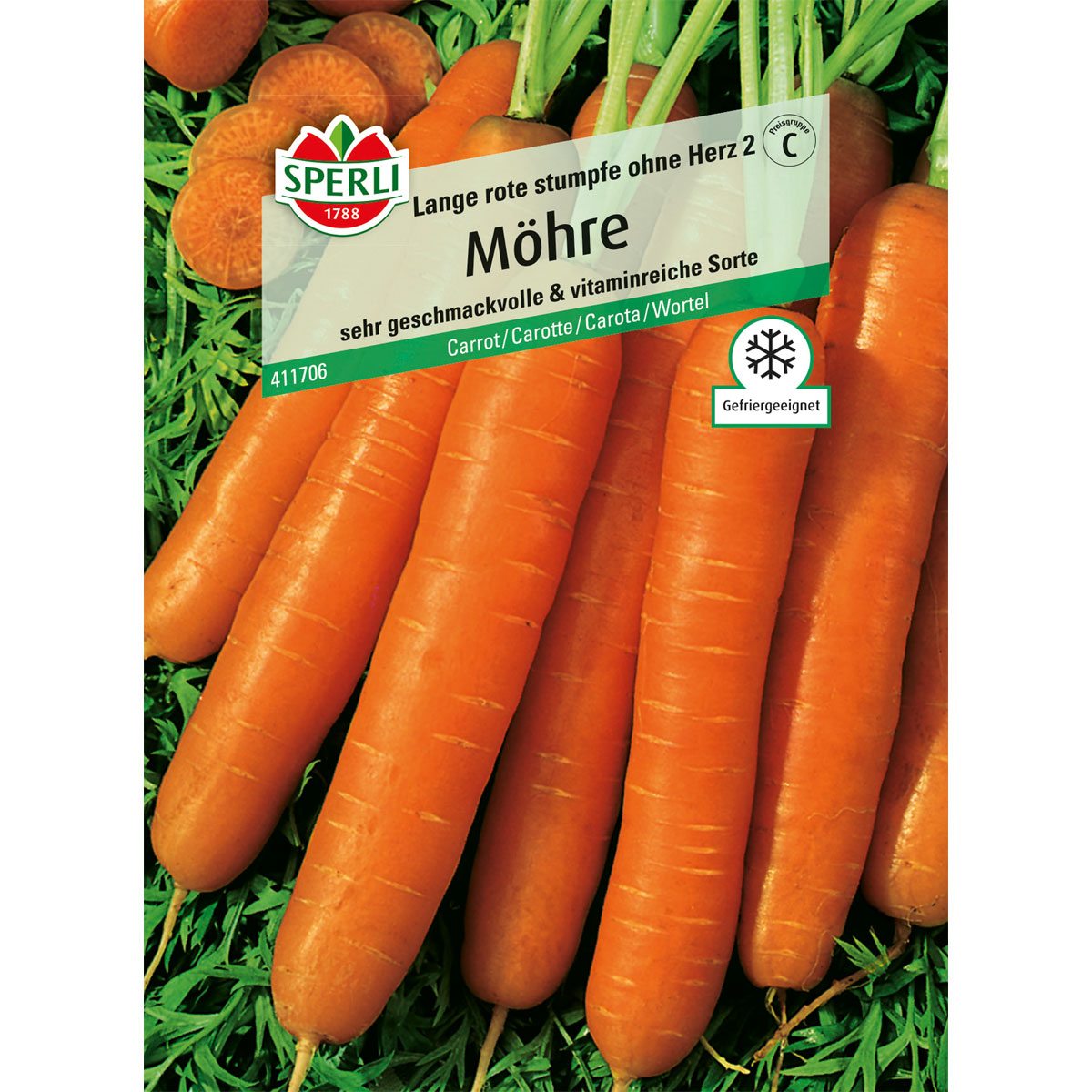 Sperli Möhren Lange rote spät ohne Herz 2 Bild 1