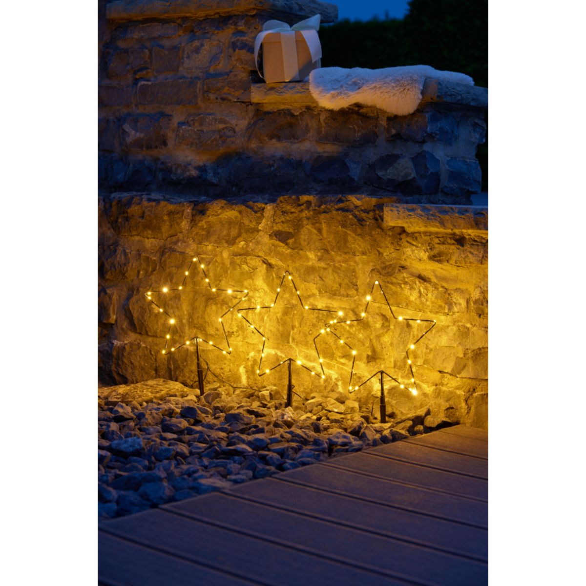 LED-Stern 75 LEDs 43 cm 3er-Set Bild 3