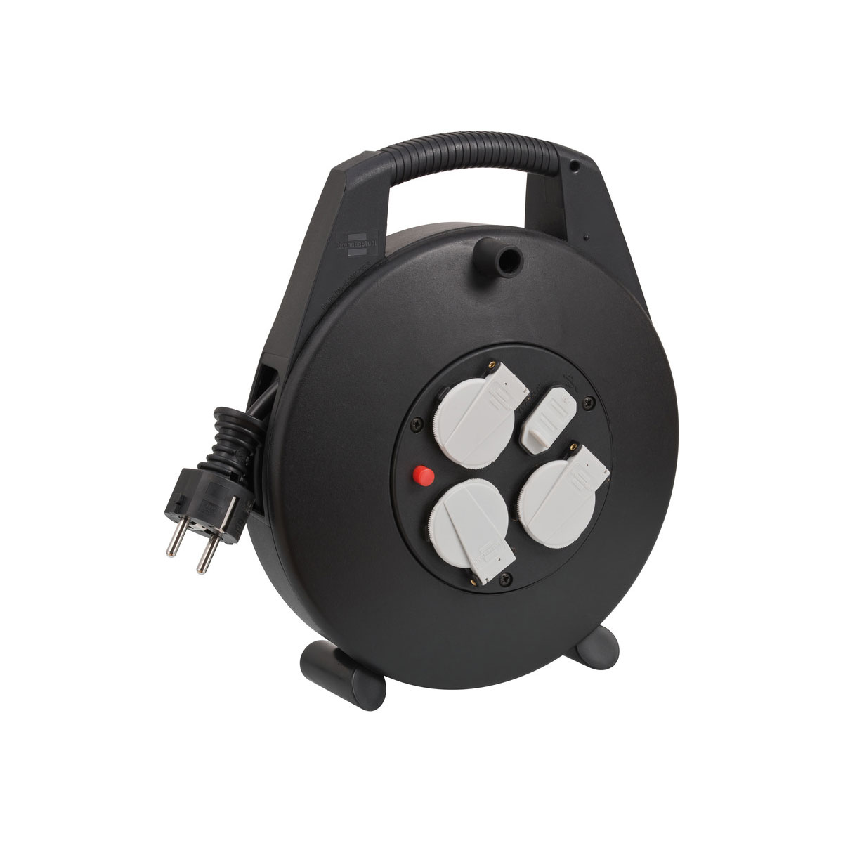 Brennenstuhl Kabelbox Vario-Line mit USB 10 m schwarz