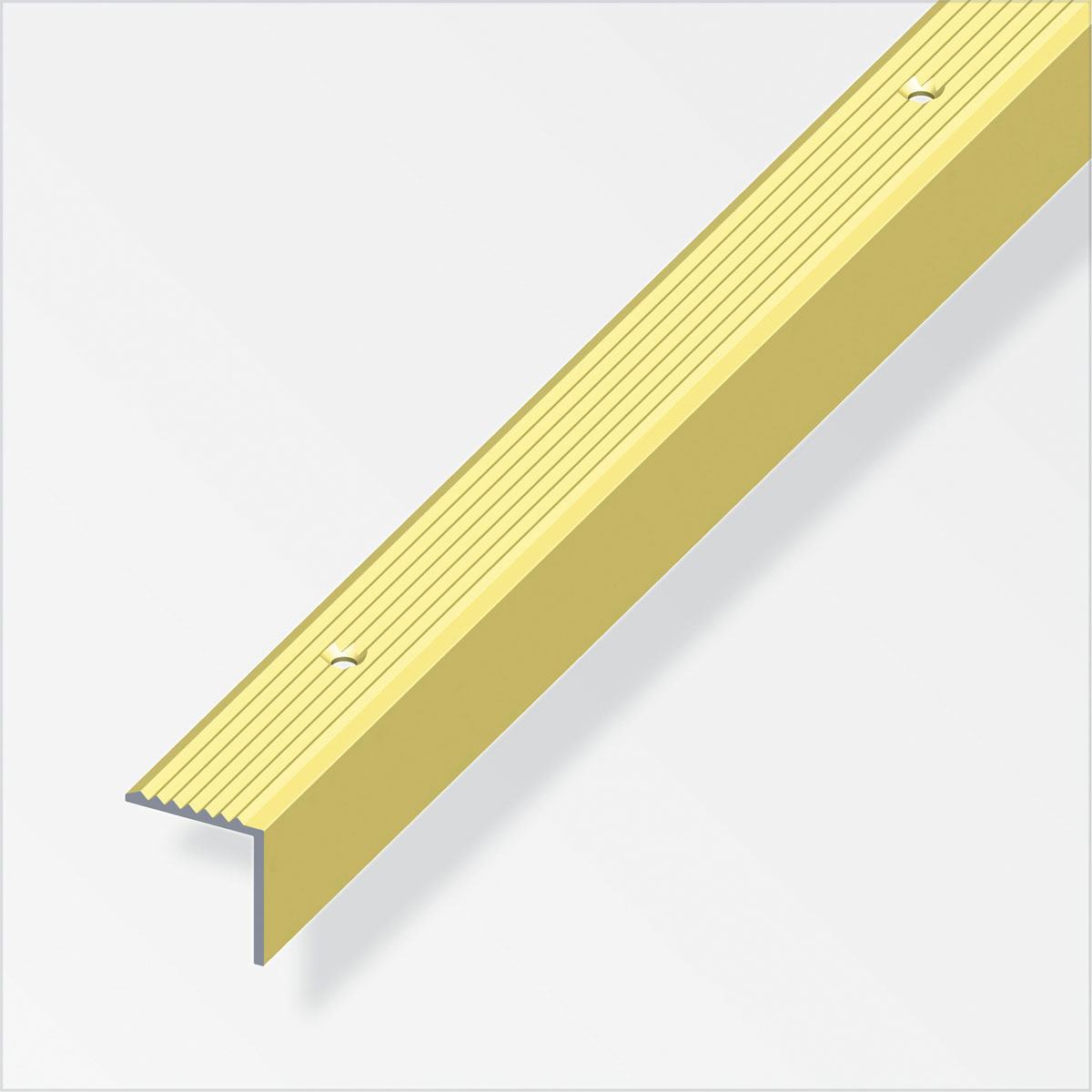 Alfer Treppenschiene 19 x 20 mm 1m messing