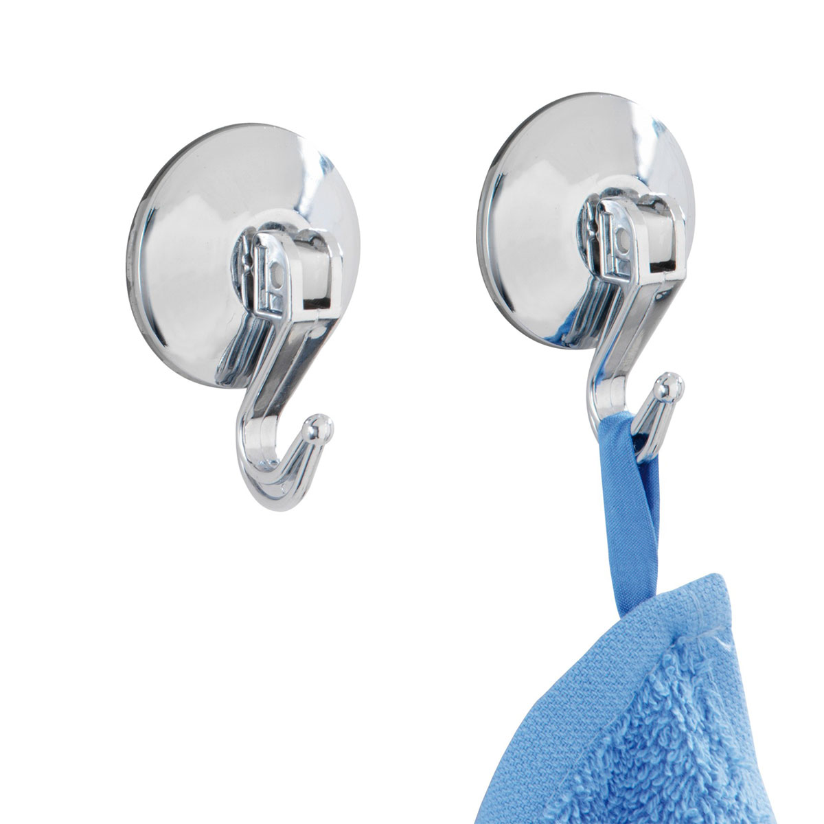 Wenko Hebelsaughaken klein chrom 2er Set