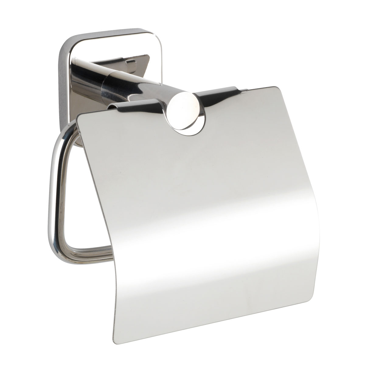 Wenko Toilettenpapierhalter Mezzano mit Deckel 503632 