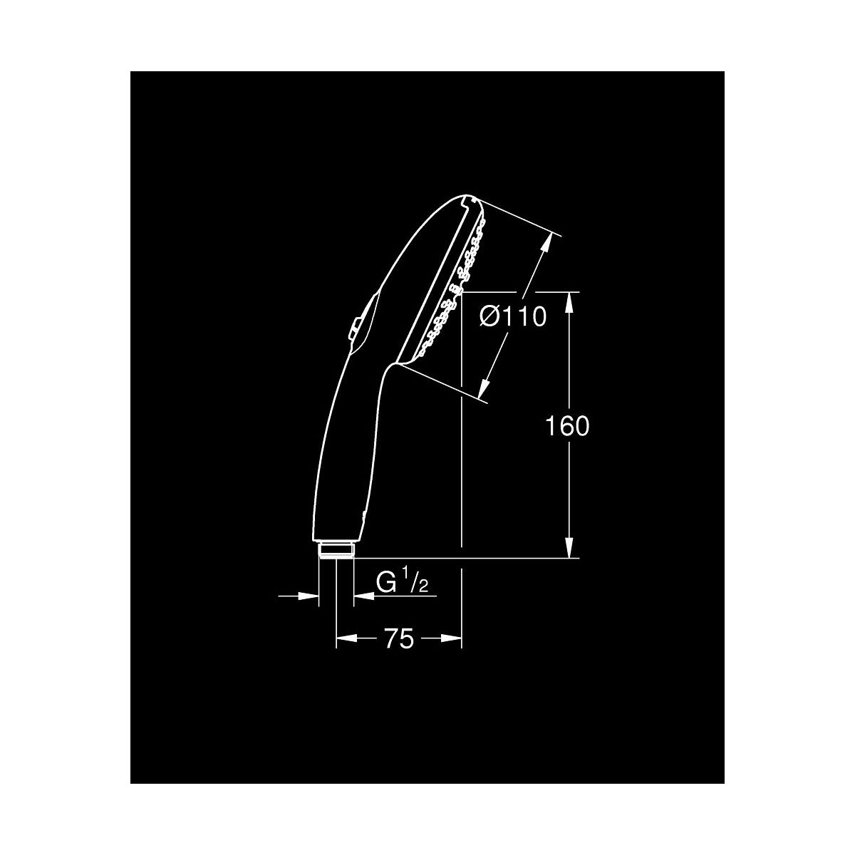 Grohe Handbrause Vitalio Start 110 2 Strahlarten Bild 6