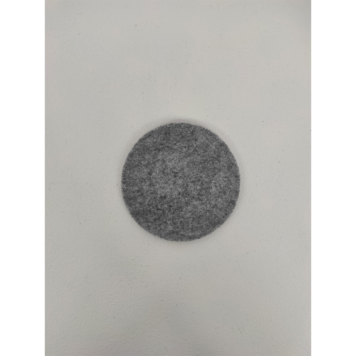 Untersetzer Filz Durchmesser 10 cm hellgrau