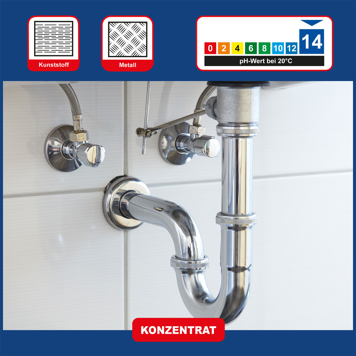 Abfluss Rohr Reiniger 1 l Bild 2