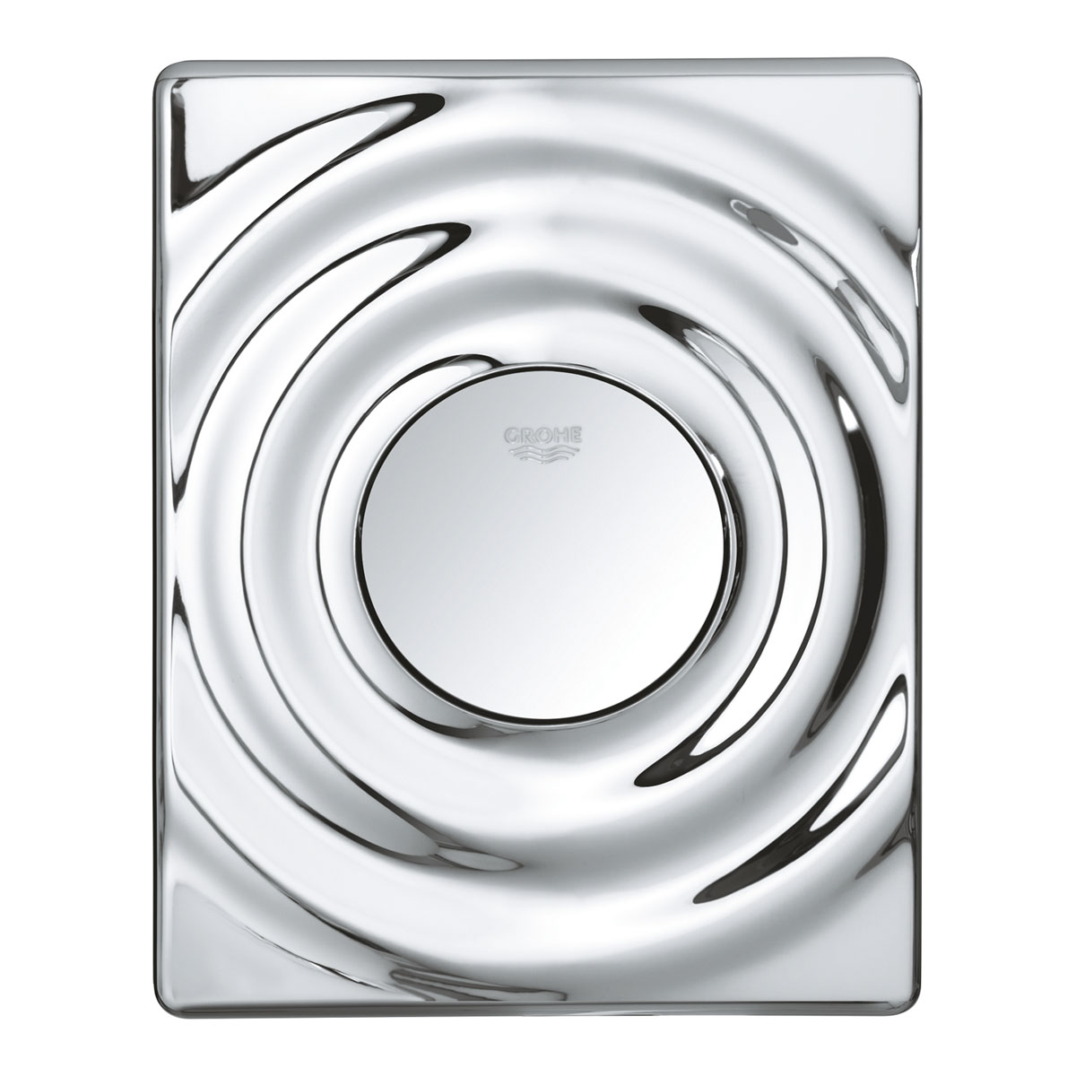 Grohe Abdeckplatte Surf silber 19,7 x 15,6 x 2,4 cm