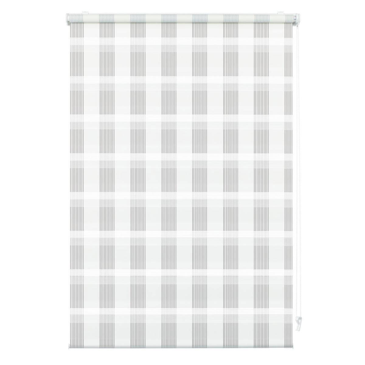 Gardinia EasyFix Rollo Karo 60 x 150 cm weiß Bild 1
