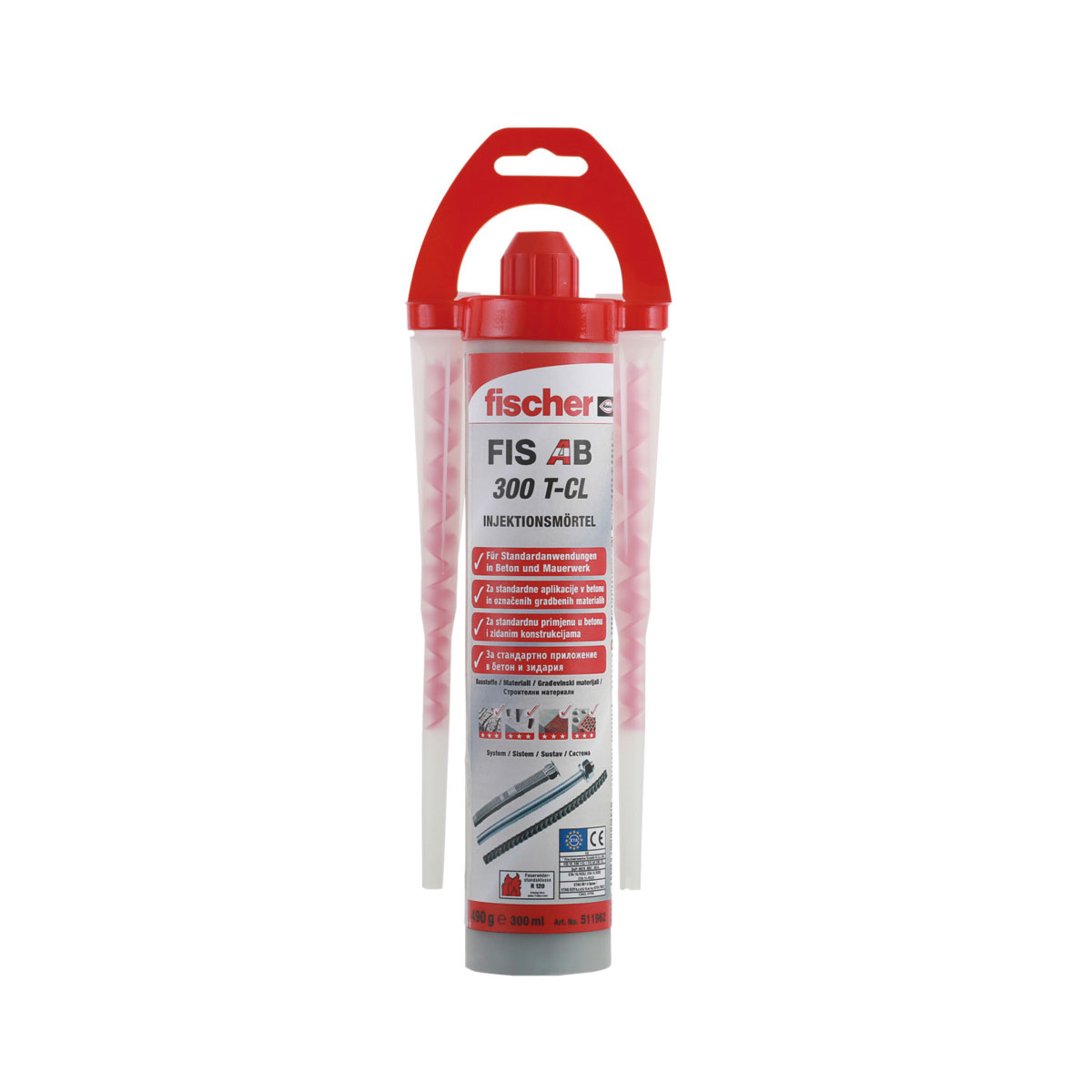 Injectionsmörtel FIS AB 300 T-CL mit Clip Injectionsmörtel FIS AB 300 T-CL mit Clip